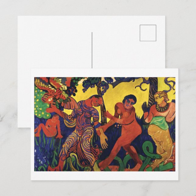 Postal El Baile | Andre Derain | (Anverso / Reverso)
