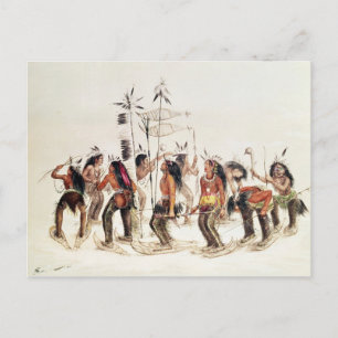 Postal El baile de los zapatos de nieve