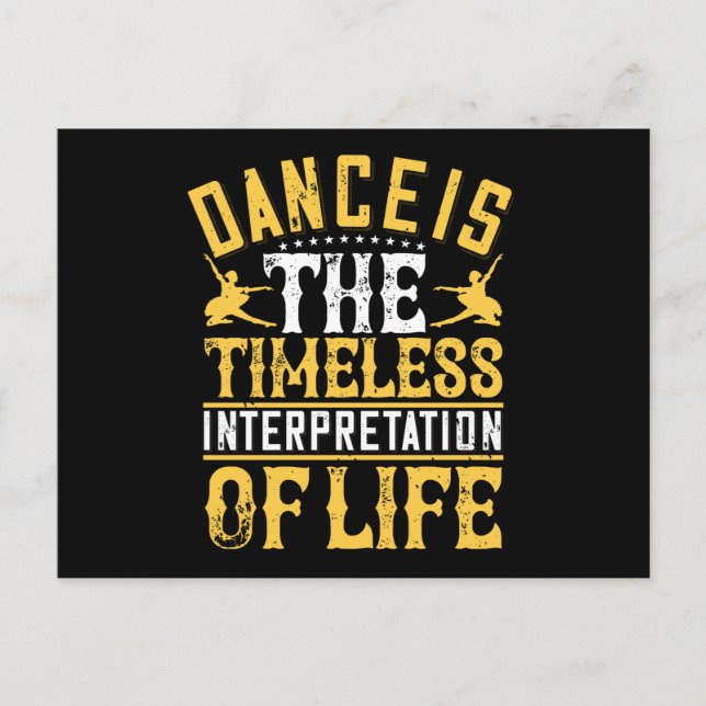 Postal El Baile Es La Interpretación Sin Tiempo (Anverso)