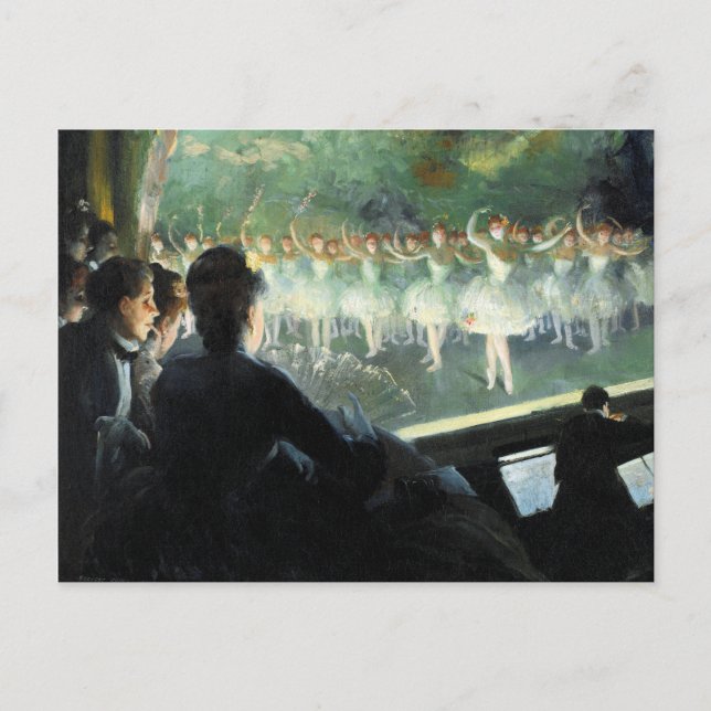 Postal El ballet blanco (Anverso)