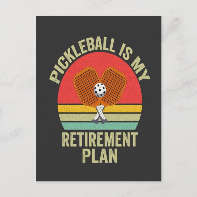Postal El baloncesto es mi plan de retiro un padre ventil (Anverso)