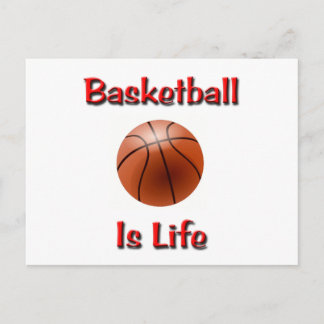Postal El baloncesto es vida