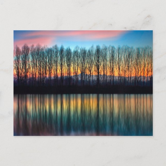 Postal El Banco del Po | Piamonte Italia (Anverso)