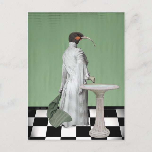 Postal El baño de las damas (Anverso)