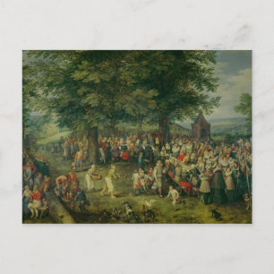 Postal El banquete Boda