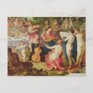 Postal El banquete de los dioses