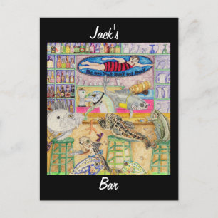 Postal El bar de Jack, o "El que no se fue"