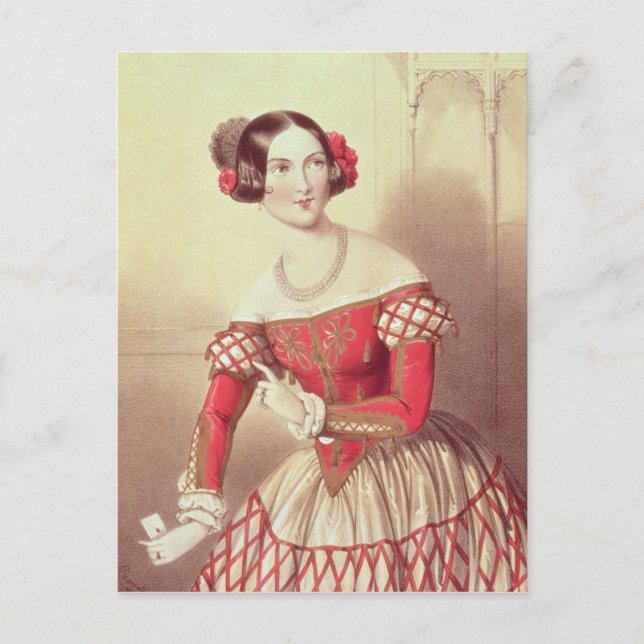 Postal El barbero de Sevilla (Anverso)