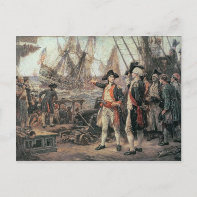 Postal El barco que hundió la Victoria, 1779 (Anverso)