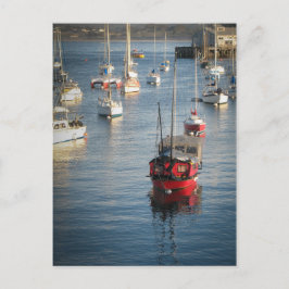 Postal El barco rojo