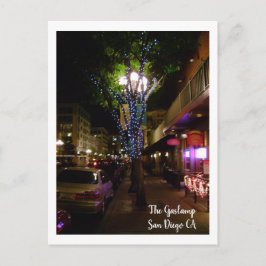 Postal El barrio de los Gaslamp