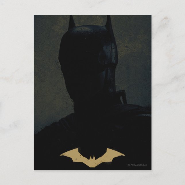 Postal El Batman con el símbolo de la muralla de oro (Anverso)