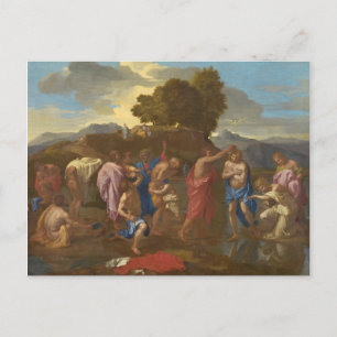 Postal El bautismo de Cristo, 1641-42