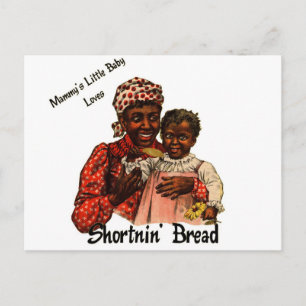 Postal El bebé de Mammy ama el pan corto