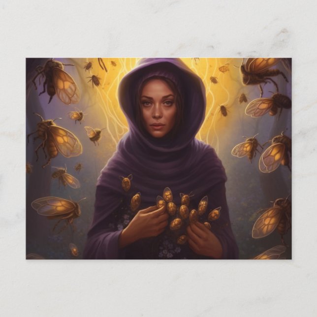 Postal El BeeKeeper mágico (Anverso)