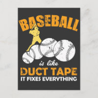 El béisbol es como la cinta adhesiva que arregla t
