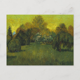Postal El Bella Artes de Van Gogh en el jardín del poeta