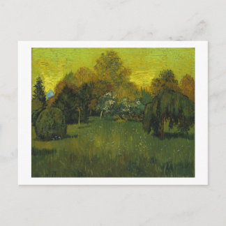 Postal El Bella Artes de Van Gogh en el jardín del poeta