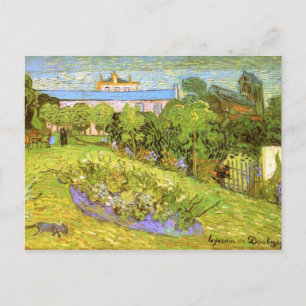 Postal El Bella Artes Garden Van Gogh de Daubigny