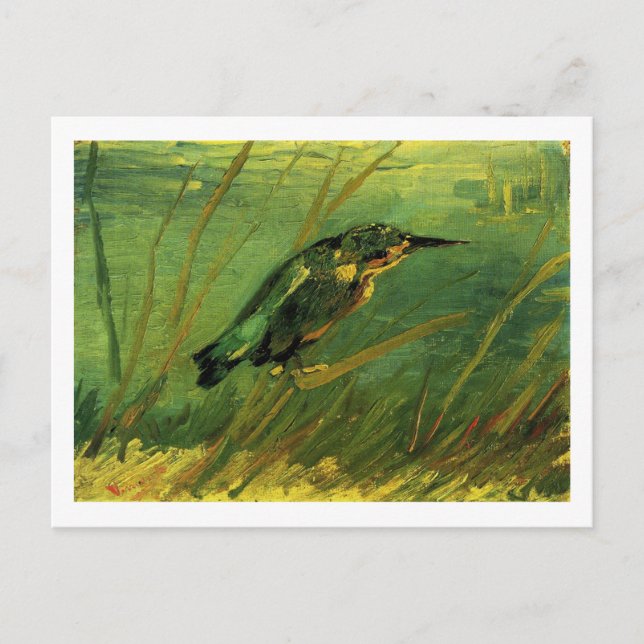Postal El Bella Artes Kingfisher Van Gogh (Anverso)