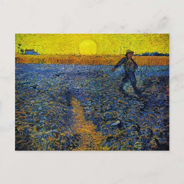 Postal El Bella Artes Van Gogh de Sower (F422) (Anverso)