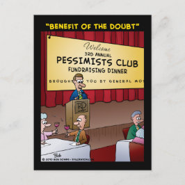 Postal "El Beneficio De La Duda"