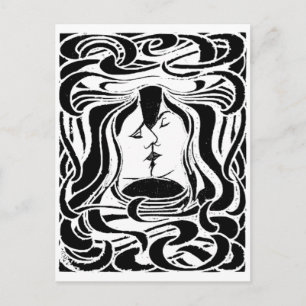 Postal El beso