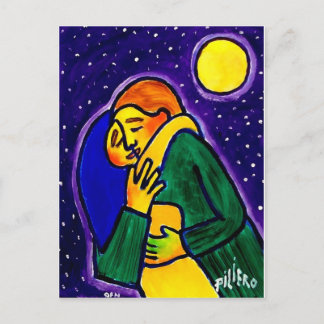 Postal El beso 1 de Piliero