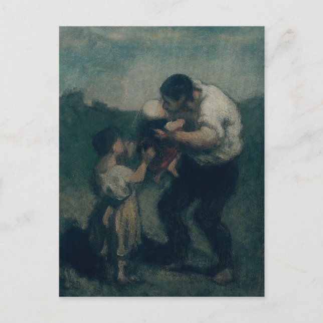 Postal El Beso, c.1845-48 (Anverso)
