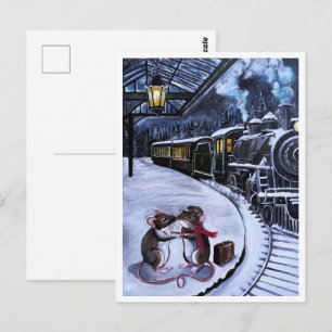 Postal El beso de despedida Pintura de Alfred Fox