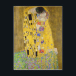 Postal El beso de Gustav Klimt<br><div class="desc">El beso de Gustav Klimt</div>