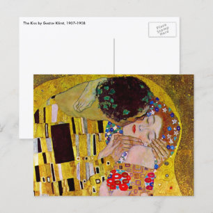 Postal El Beso de Gustav Klimt, Arte Antiguo Moderno Art