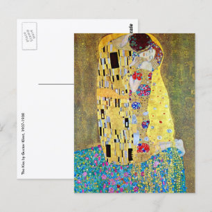 Postal El Beso de Gustav Klimt, Arte Antiguo Moderno Art 