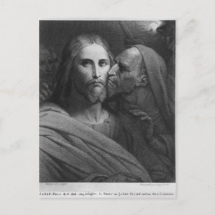Postal El beso de Judas 2