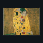 Postal El beso - Gustav Klimt<br><div class="desc">Famosa pintura romántica de Gustav Klimt. El Beso es una hermosa obra maestra para los verdaderos amantes del gran arte.</div>