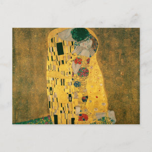 Postal El beso - Gustav Klimt