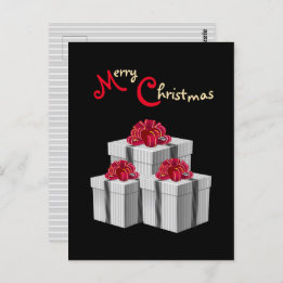 Postal El blanco gris de la pirámide rojo de la onda sobr