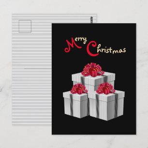 Postal El blanco gris de la pirámide rojo de la onda sobr