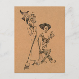 Postal El blasón de los cuervos negros de Moma