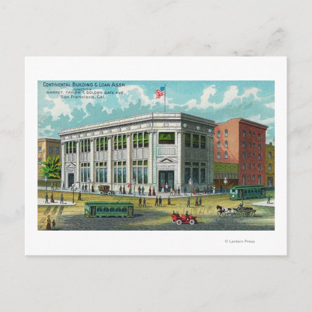 Postal El Bldg Continental y el Assn Loan. (Anverso)