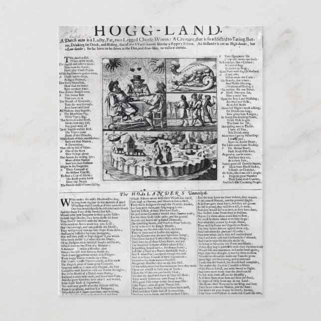 Postal El Boare holandés diseccionado (Anverso)