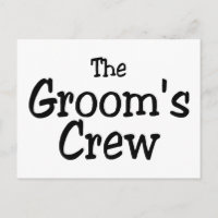 El Boda de la tripulación de Grooms