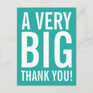 Postal El boda de las azules turquesas le agradece las