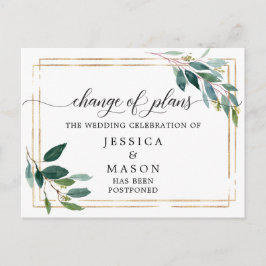 Postal El Boda De Verdor Pospuesto Cambia La Fecha