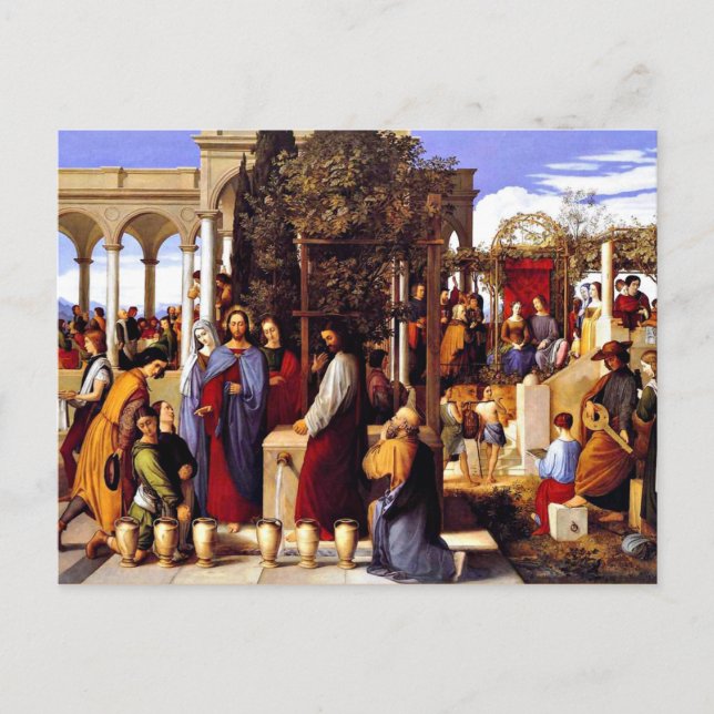 Postal El Boda en Cana (Anverso)