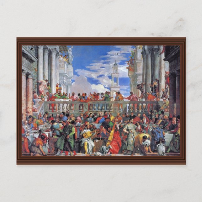 Postal El Boda En Cana, Boda En Cana, (Anverso)