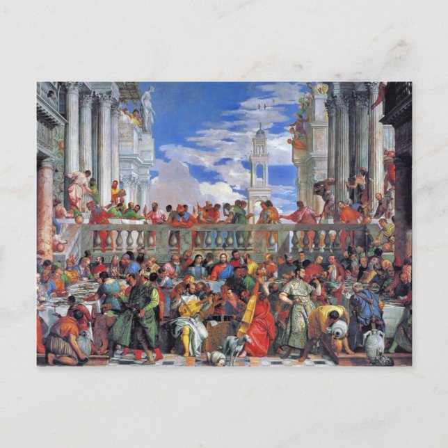 Postal El Boda En Cana, Boda En Cana, (Anverso)