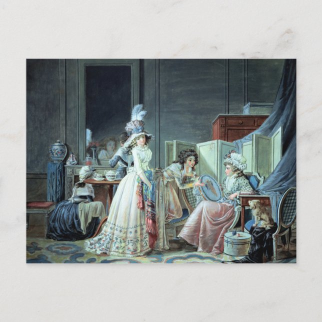 Postal El Bordado Cupido (Anverso)