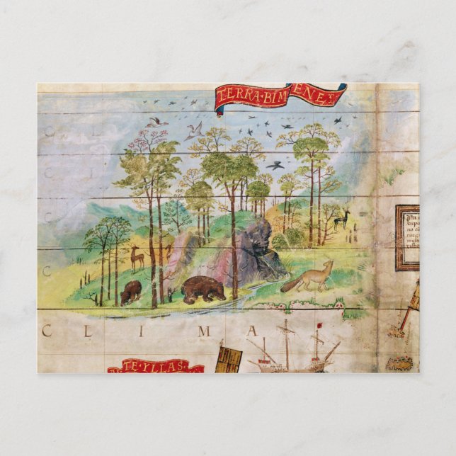 Postal El bosque canadiense (Anverso)