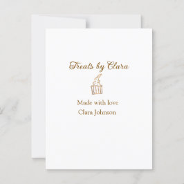 Postal El brillo dorado trata la panadería hecha con el n